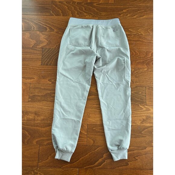 FIGS Women’s Sz S Technical Collection Jogger Scrubs Gray Maroon Drawstring - Picture 8 of 8